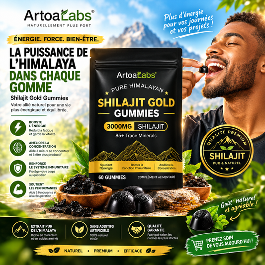 Gummies Premium à l’extrait de Shilajit